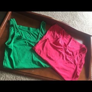 Two Merona Tank Tops Woman’s Large